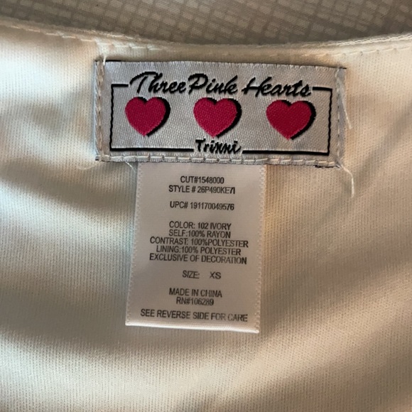 Ivory White Floral Spaghetti Strap Midi Dress - Picture 3 of 4